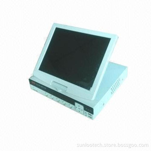 4ch 10.5-inch LCD DVR Combos, HDMI Output, P2P Function, Supports 3G Mobile Phone View